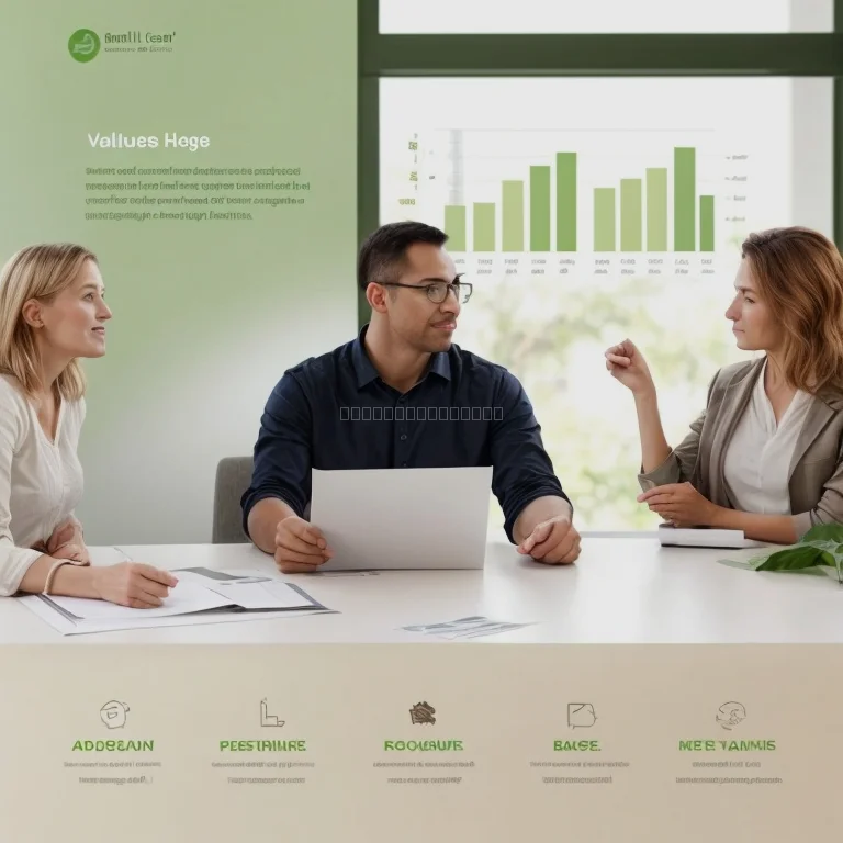 Illustration of values-based business planning